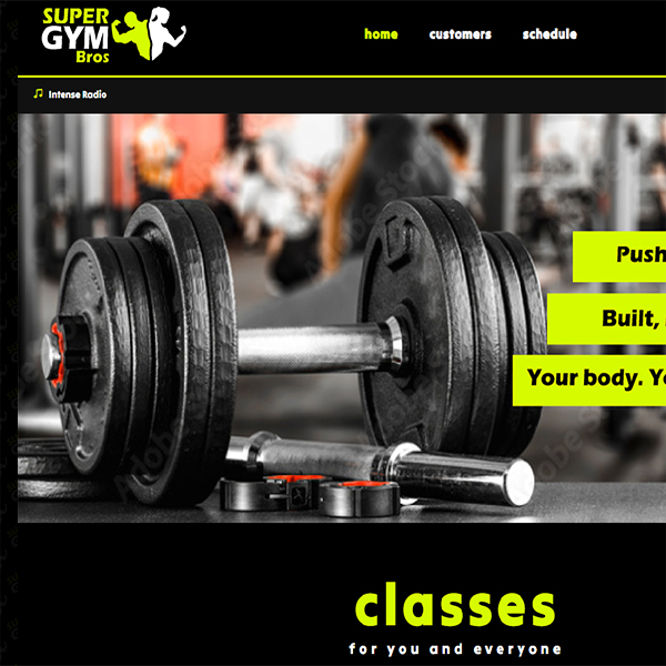 Web app screenshot