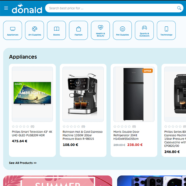 Web app screenshot