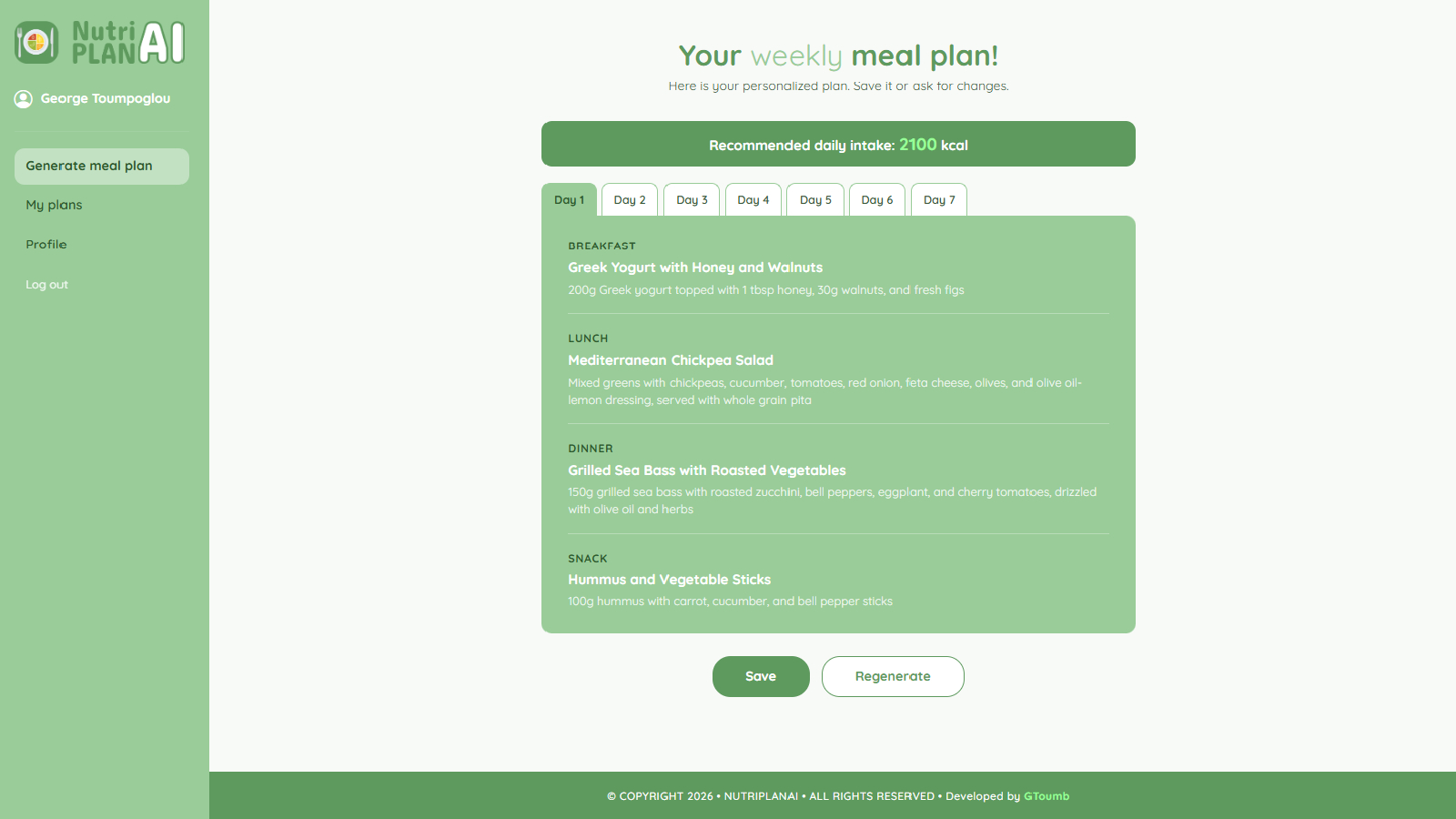 NutriPLAN AI screenshot 4