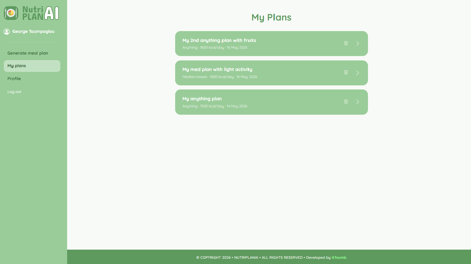 NutriPLAN AI screenshot 5